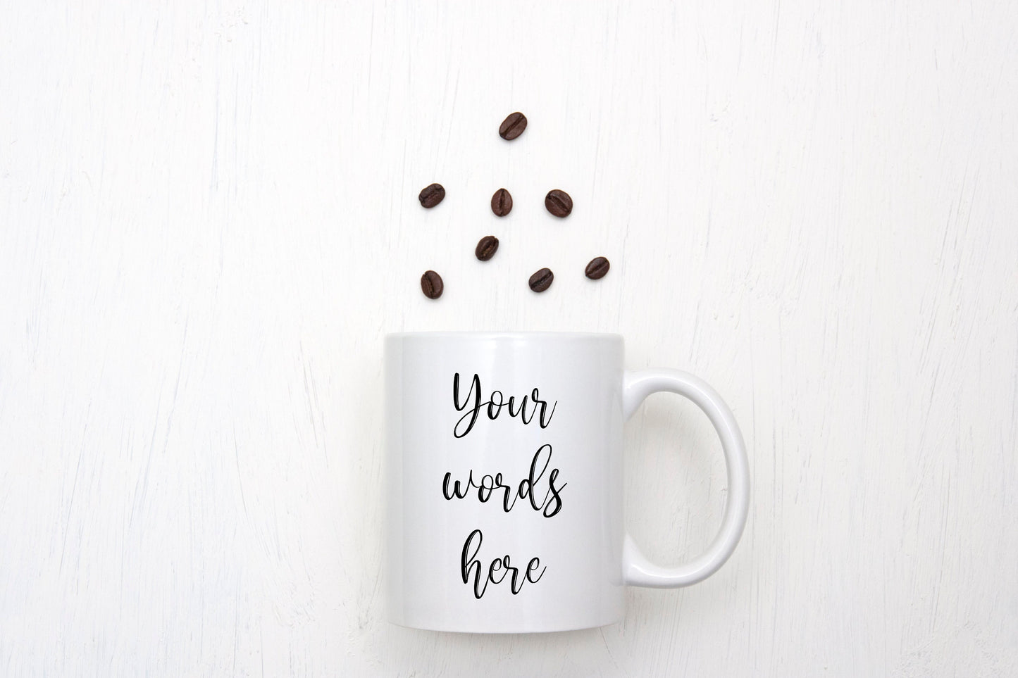 Your words here, personalised mug